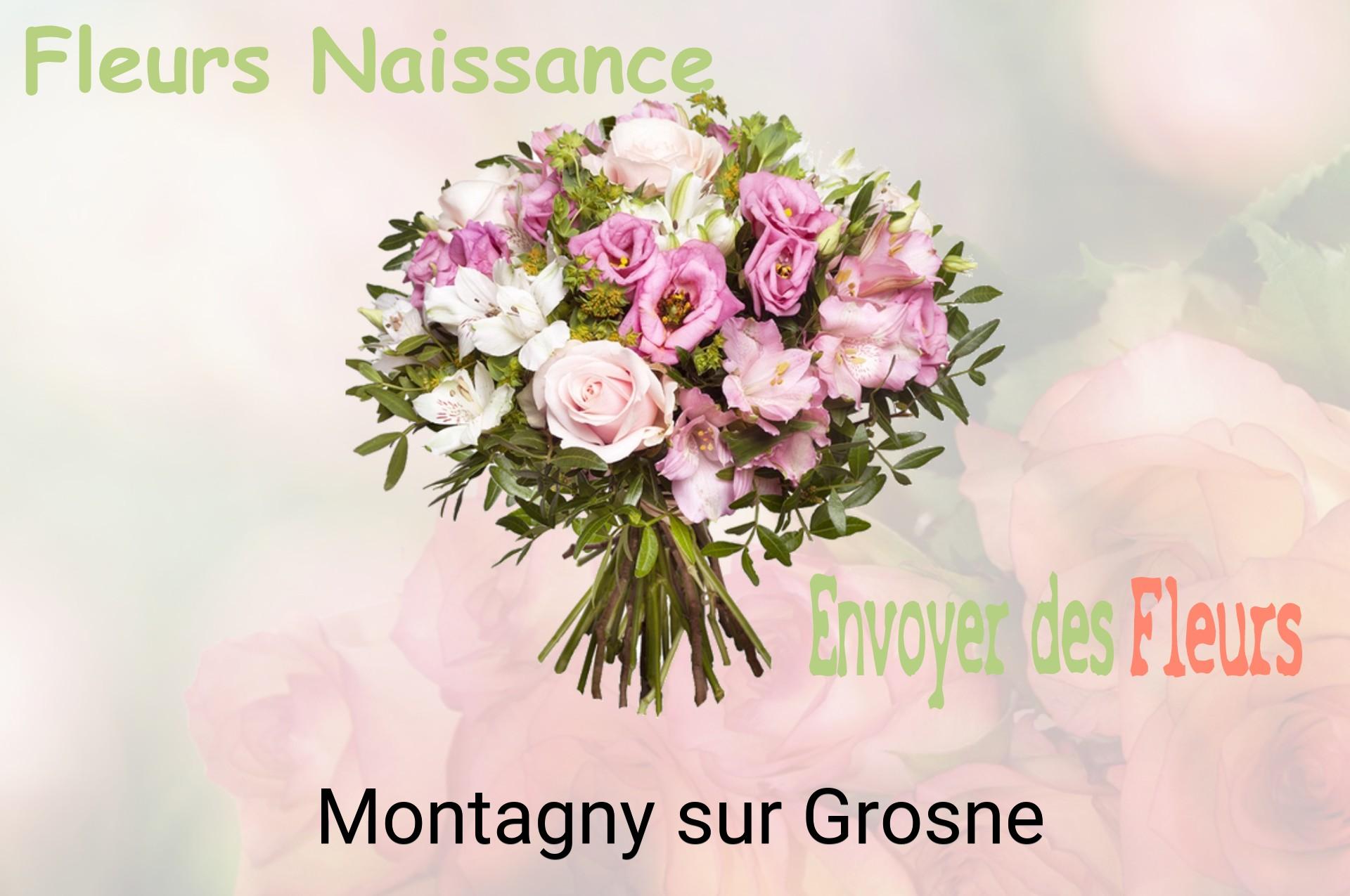Bouquet de fleurs de naissance livré à Montagny-sur-Grosne